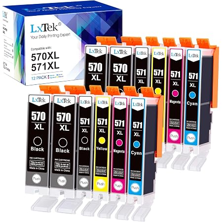 Amaprint 6 XL cartucce compatibili con Canon PGI 520 CLI 521 adatto per Pixma MP980 MP990