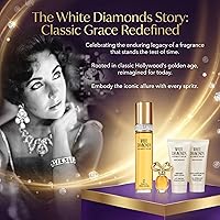 Vista 8 de Elizabeth Taylor White Diamonds - Set de regalo para damas con spray, loción corporal, gel de ducha y perfume