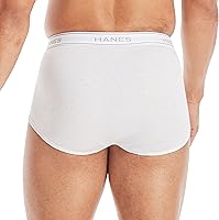 Vista 3 de Hanes Men's Moisture-wicking Cotton Briefs, Available in White and Black, Multi-packs Available