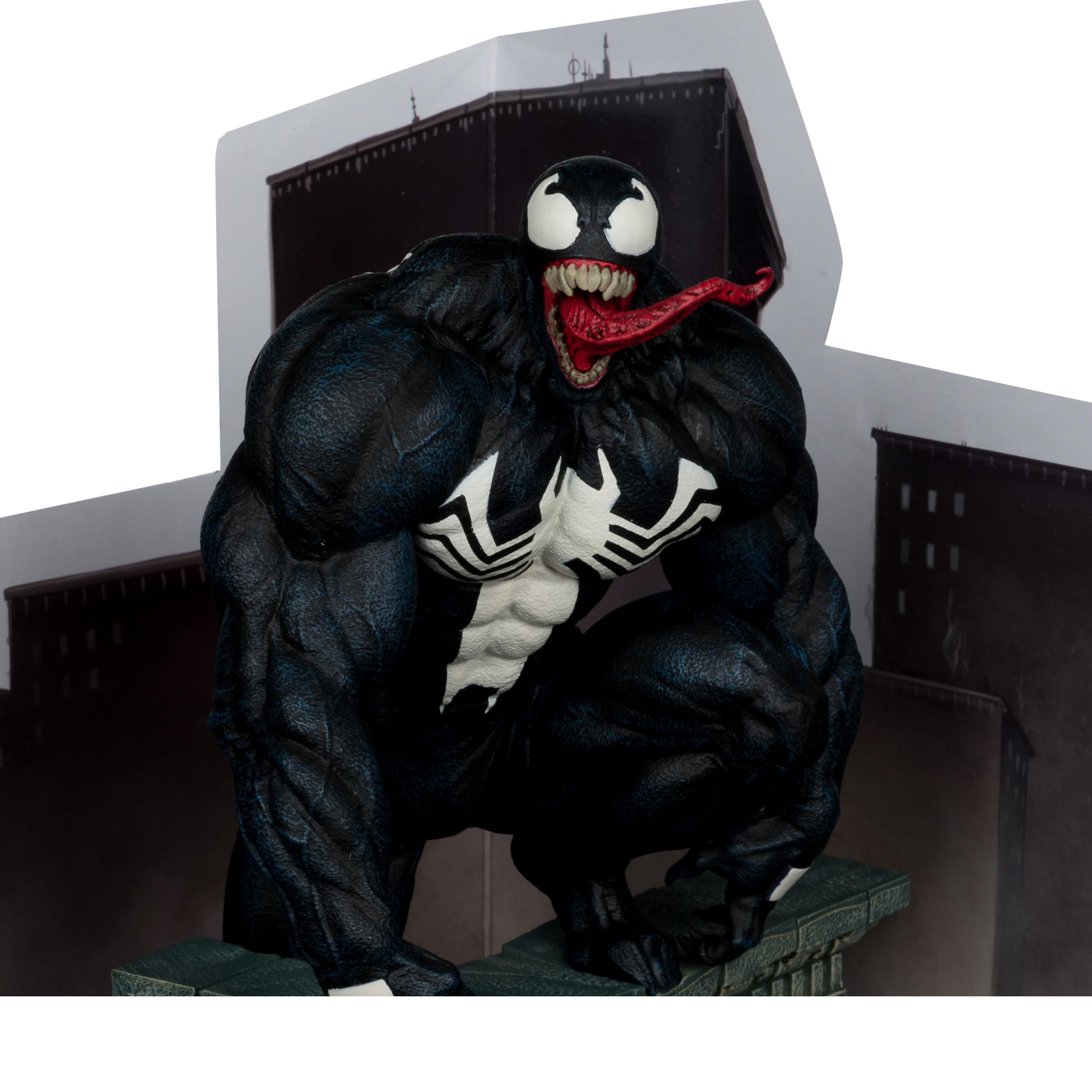 McFarlane Toys - Marvel Venom - Coleccionable a Escala 1:6 con Escena y cómic (Venom #5)