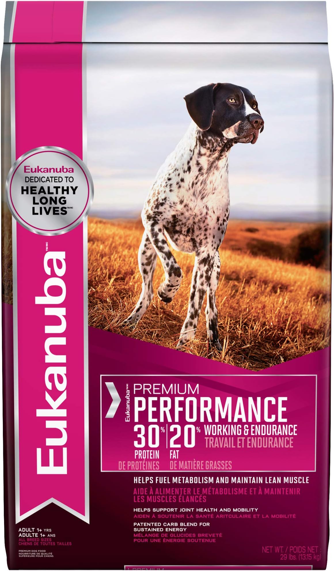 Eukanuba Premium Performance 30/20 Adult Dry Dog Food, 29 lb. bag
