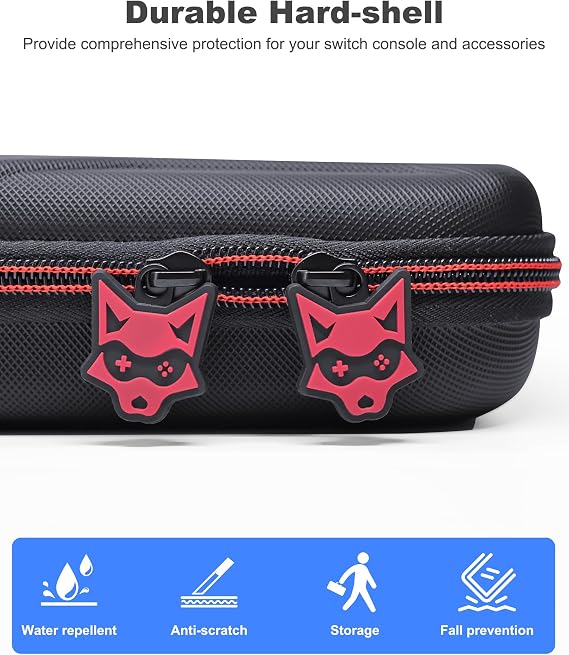 HASACOOL Carry Case for Nintendo Switch 2 Console(2025),Portable Travel Case,Protective Hard Shell Case with Storage for Console, Joy Cons, 20 Game Cards, Switch 2 Storage Bag Accessories