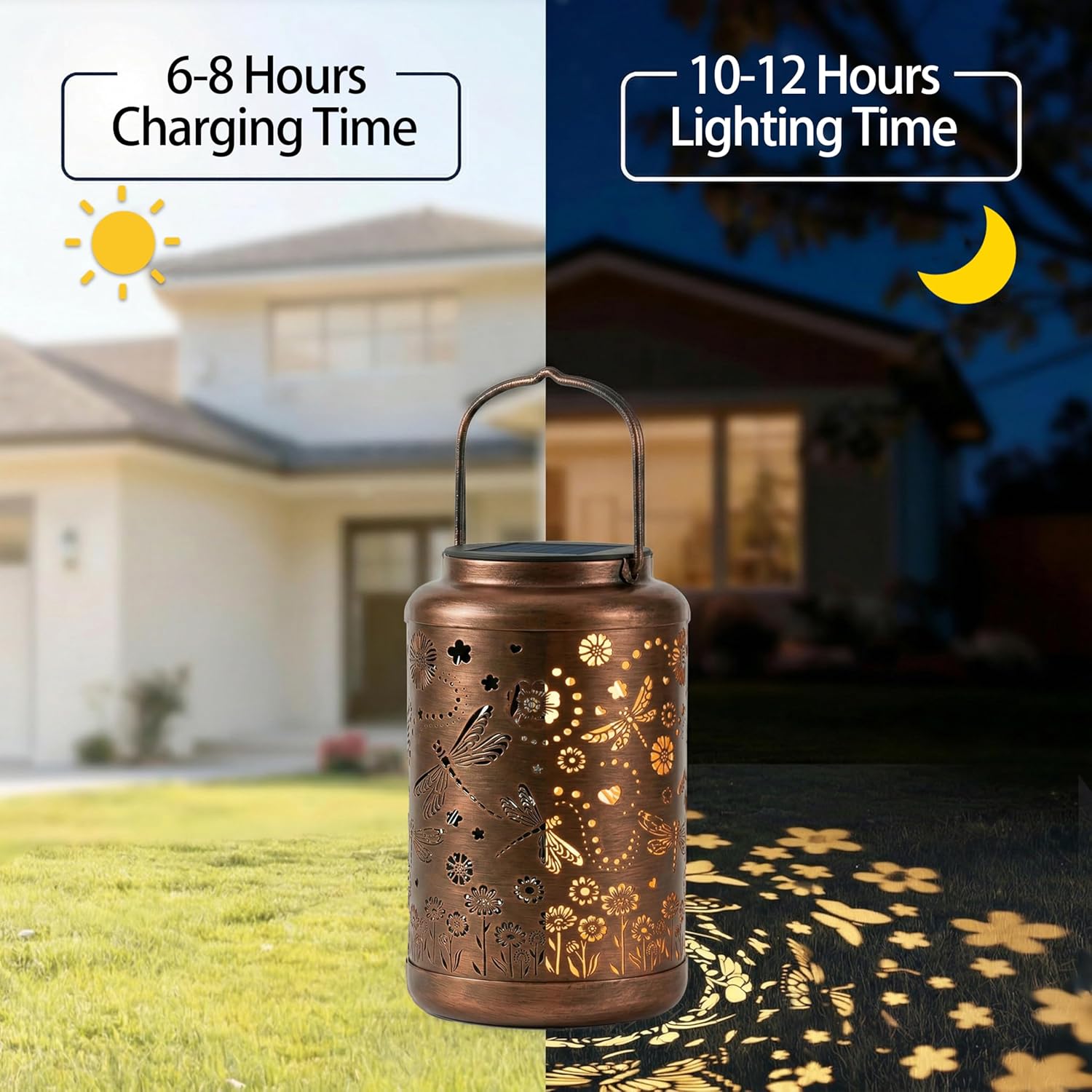 Dragonfly Solar Lanterns Outdoor Waterproof with Ground Stake - Unique Gifts for Women Mom, Mothers Day Gifts - Birthday for Women,House Warming Gift New Home - for Garden Patio Yard Porch Lawn