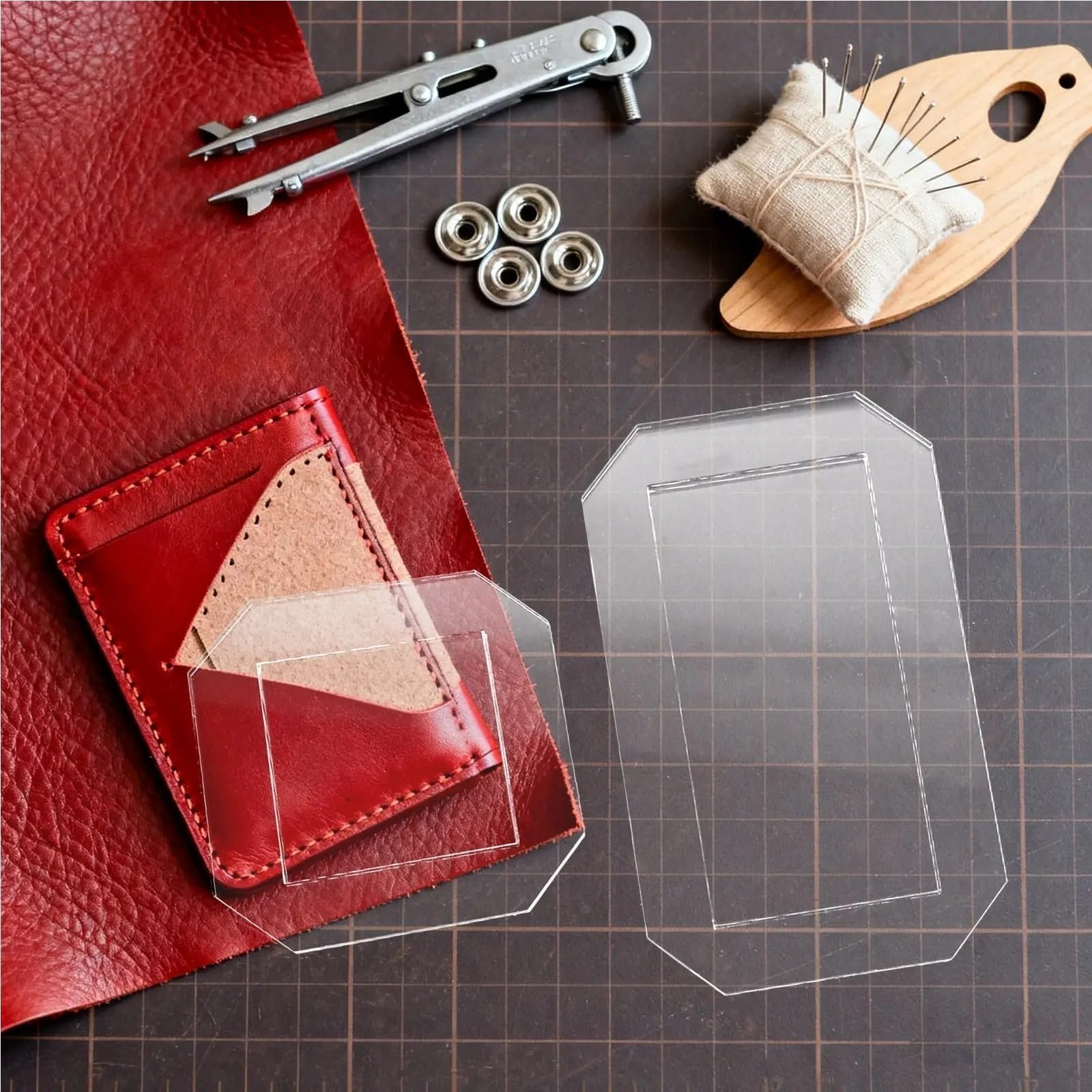 8 Plantillas De Acolchado De Precisión. | Herramientas de costura de retales, reglas transparentes for corte de tela, manualidades DIY