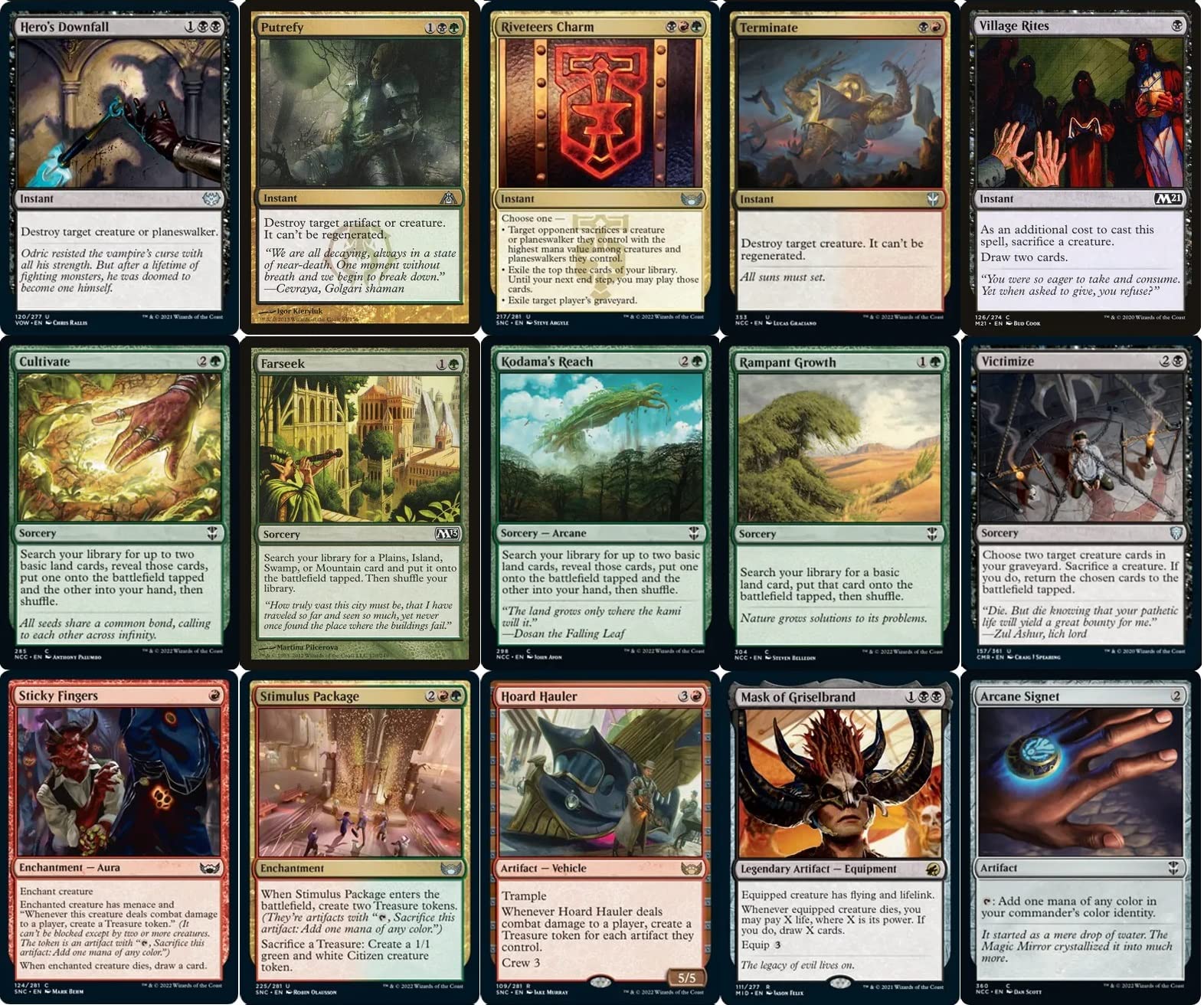 My Pet Elephant Elite Commander Ziatora Jund Sacrifice Deck - Red Green  Black - EDH - 100 Card - Custom Magic The Gathering Deck - Very Strong!:  Buy Online at Best Price in UAE