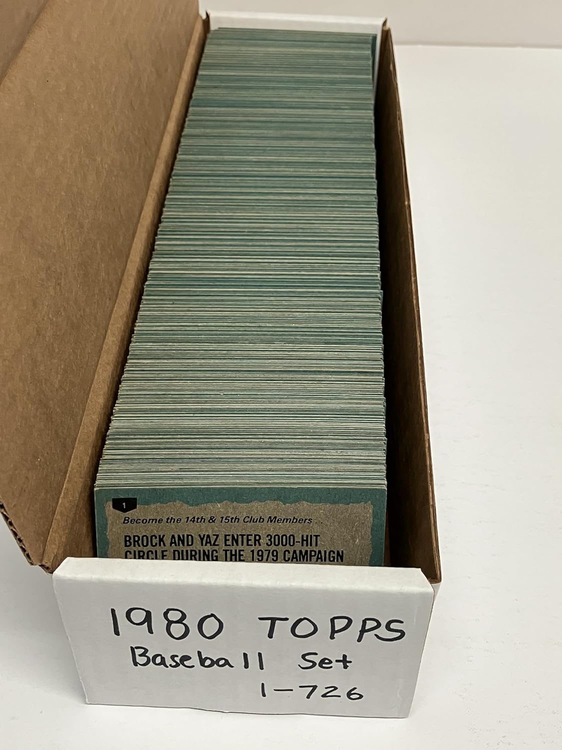 1980 Topps Baseball Card Complete Set 1-792 (NRMT TO NRMT/MT) with Rickey Henderson ROOKIE card