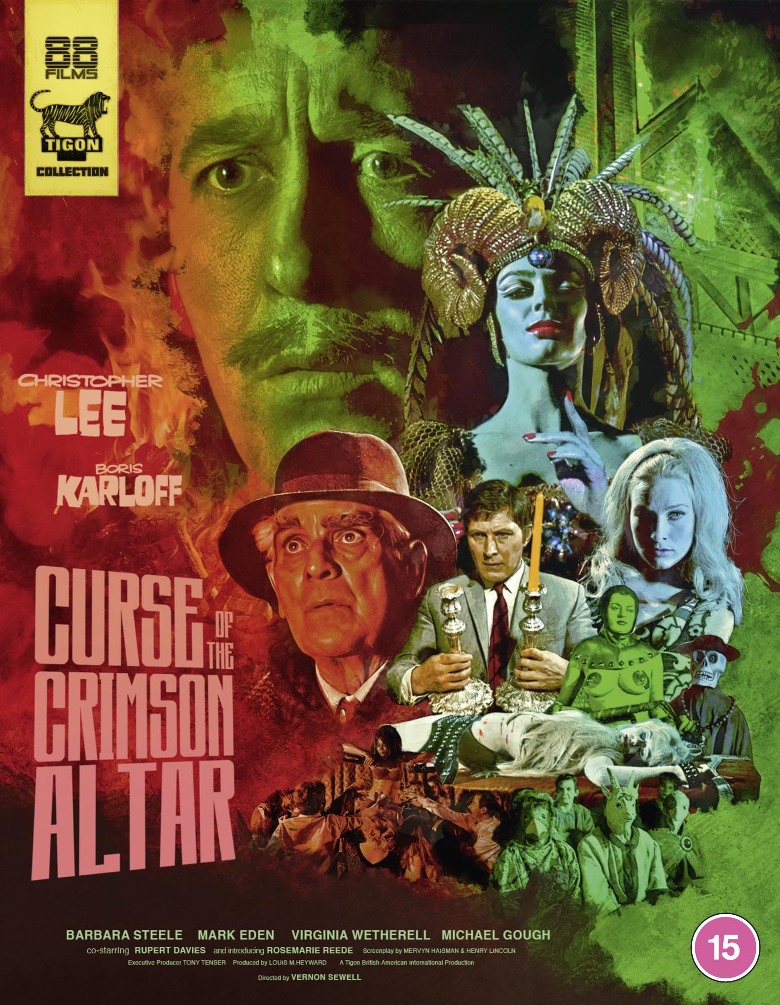 Curse of the Crimson Altar  BLU RAY Boris Karloff Christopher Lee