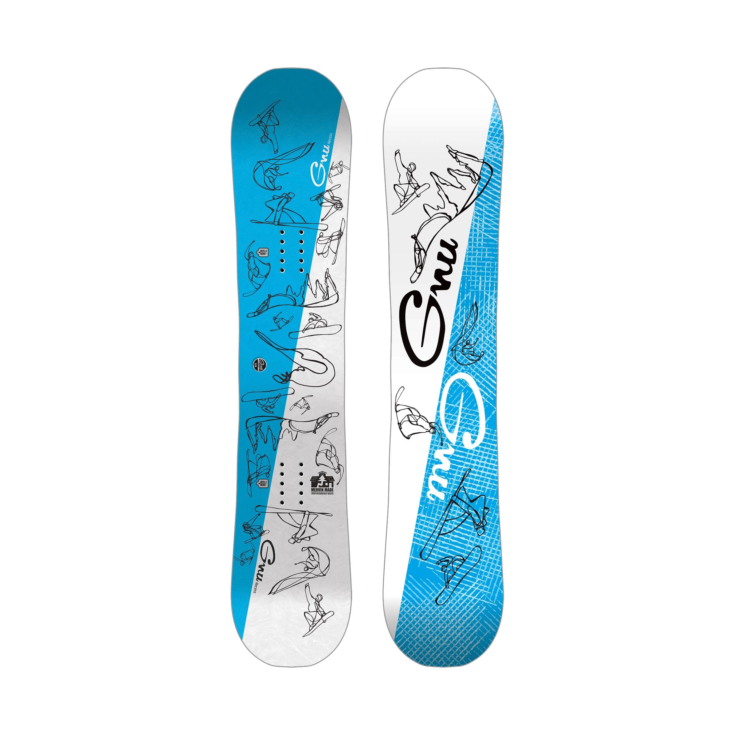GNU Recess Youth Snowboard, 125