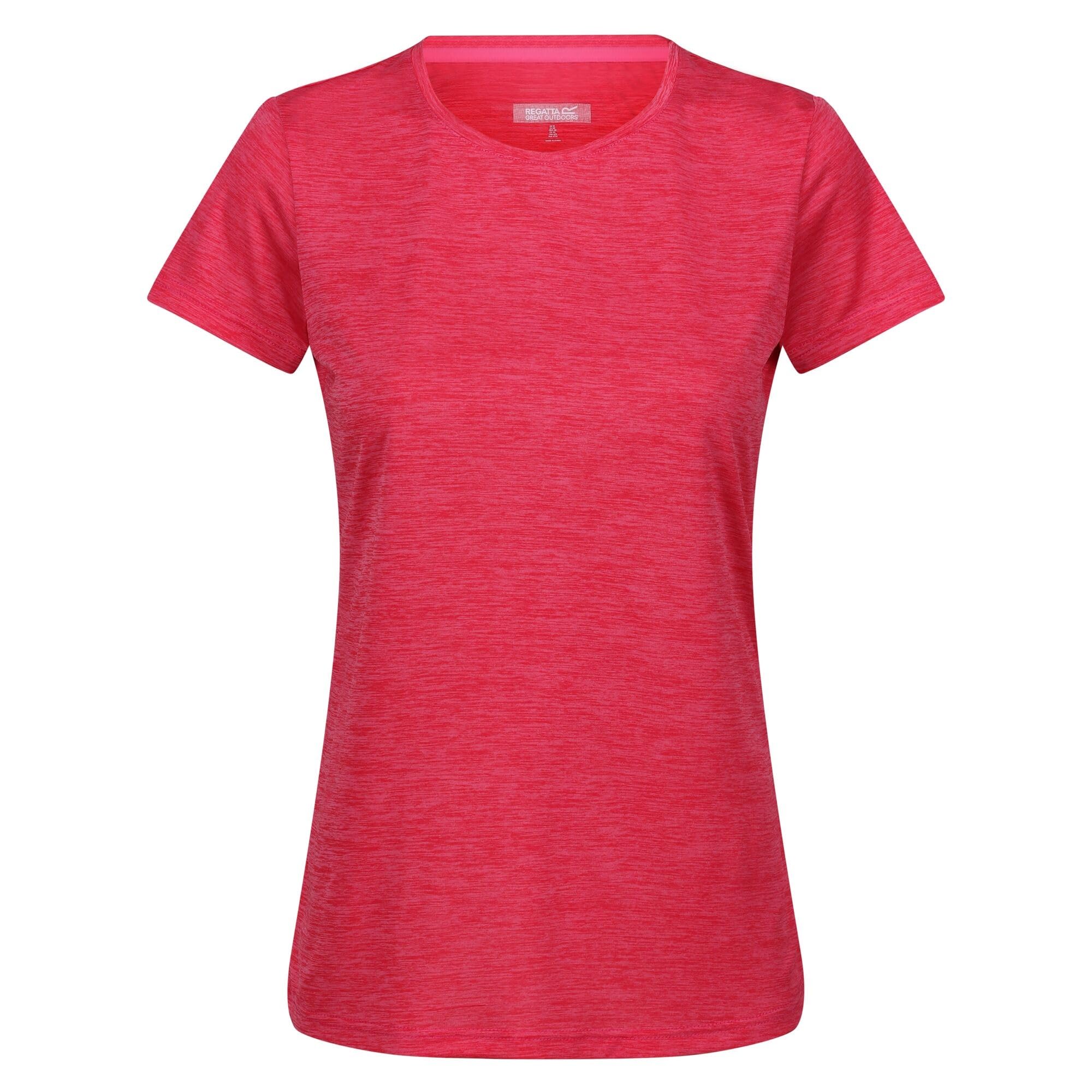 Women's Regatta Womens Fingal Edition Short Sleeve T-Shirt - Red - Size: 24