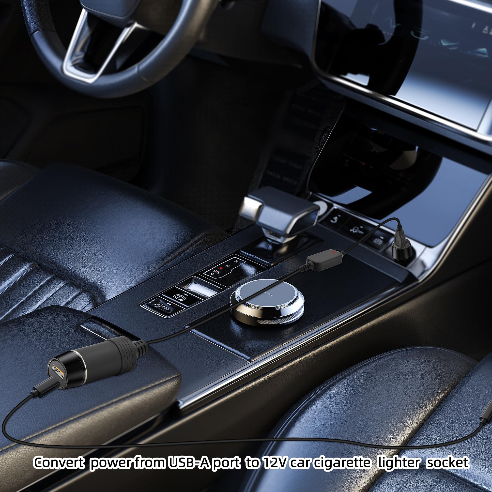 RIIEYOCA PD USB C Cavo Convertitore Spina Accendisigari Maschio, da 5V