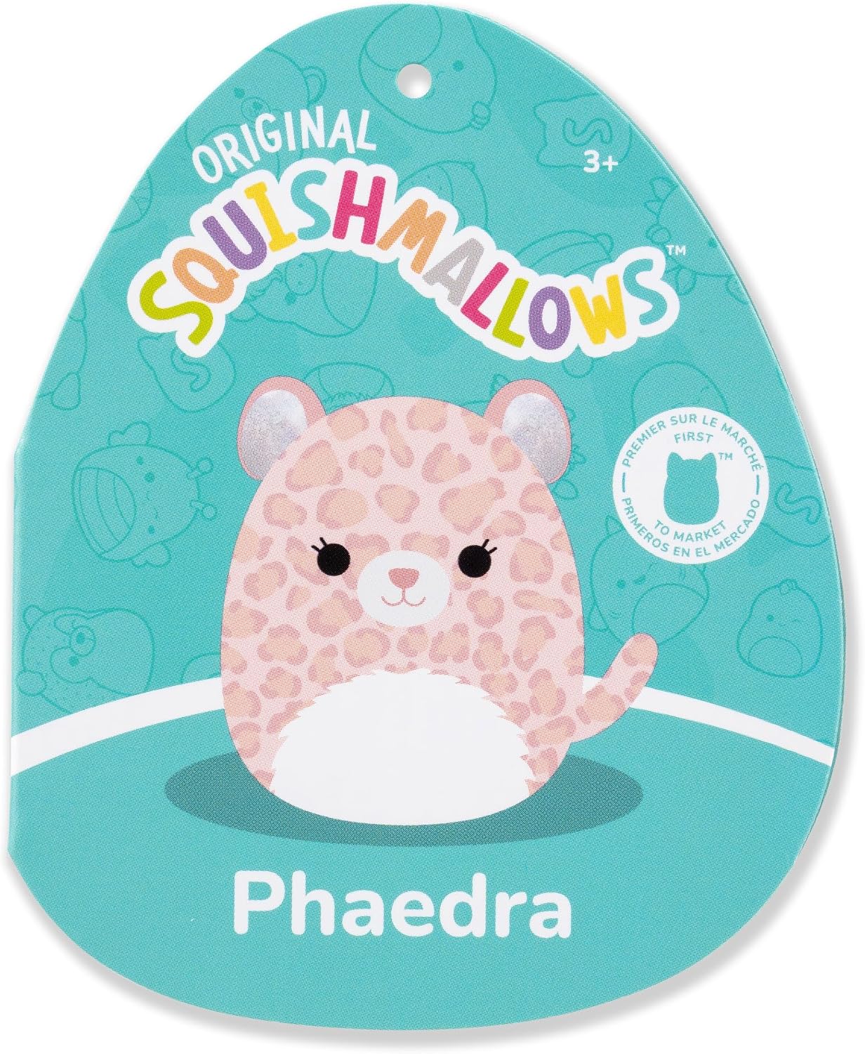 Squishmallows Original 5in Phaedra The Pink Leopard – Official Jazwares Plush (Little)