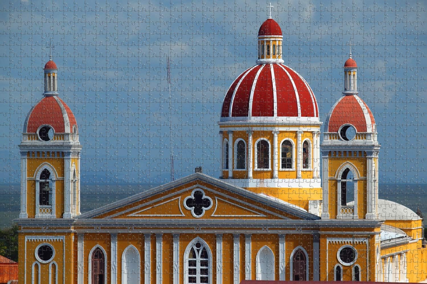 Italy OVO Castle Naples Jigsaw Puzzle for Adults 1000 Piece Wooden Travel Gift Souvenir