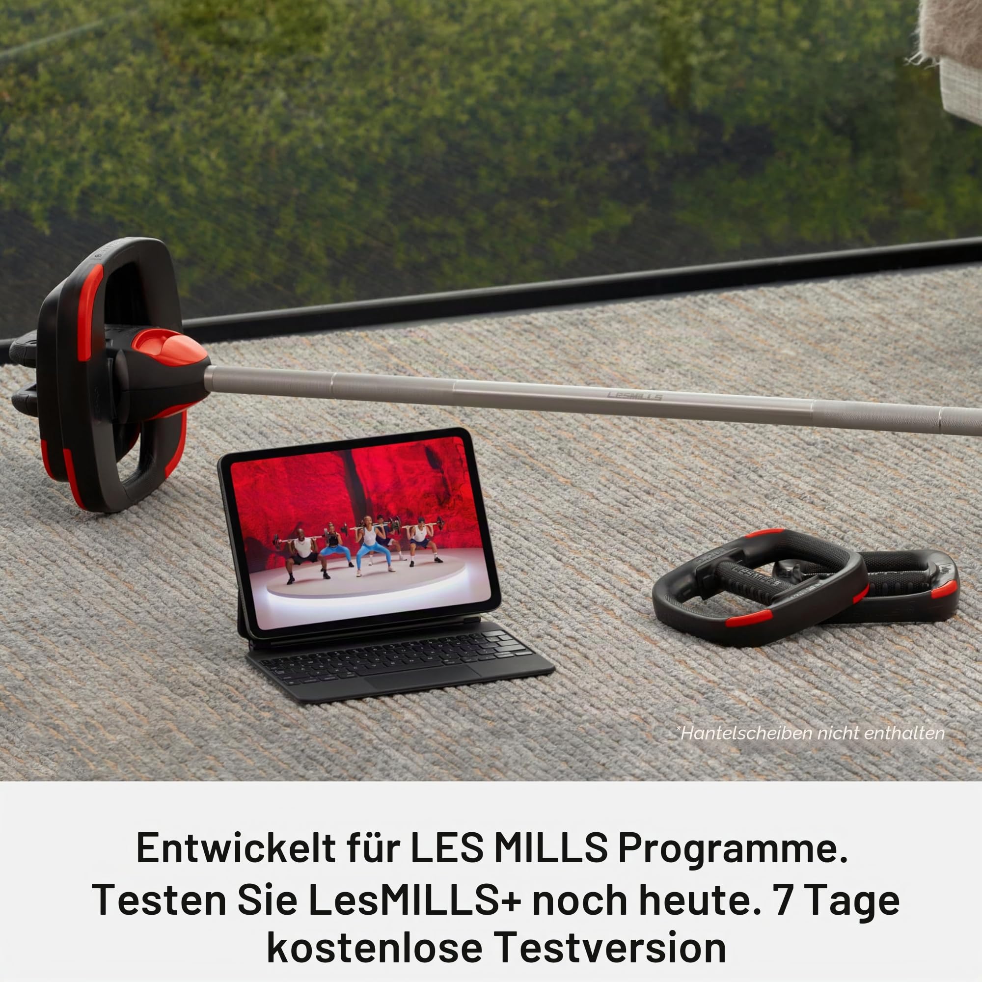 Les Mills™ SMARTBAR™ Vielseitige Langhantel für effektives Ganzkörpertraining – kompatibel mit Hantelscheiben und ideal für das Home Gym (Scheiben separat erhältlich)