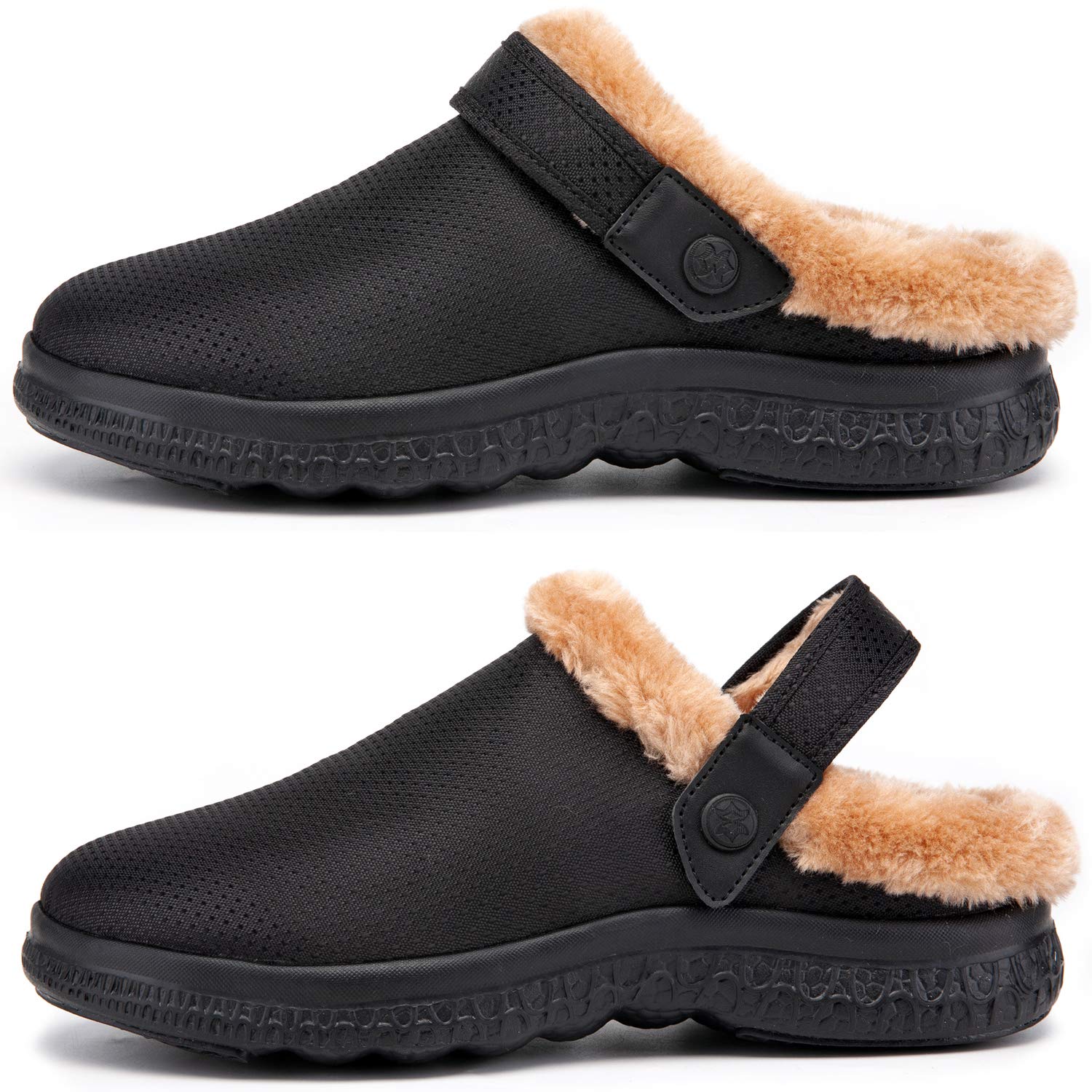 Pantofole Uomo Donna Pantofola Invernali Calde Pelliccia Scarpe da Giardino Ciabatte da Casa Zoccoli e Sabot Comode 36-48