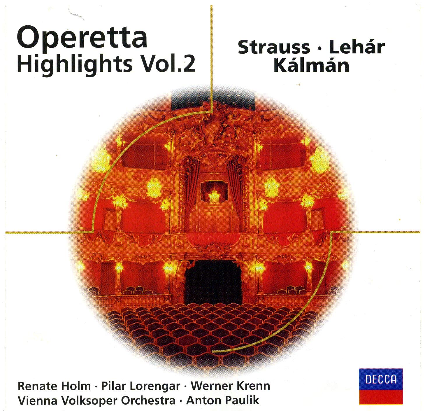 Operetta Highlights, Vol.2 [Audio CD] STRAUSS/LEHAR/KALMAN