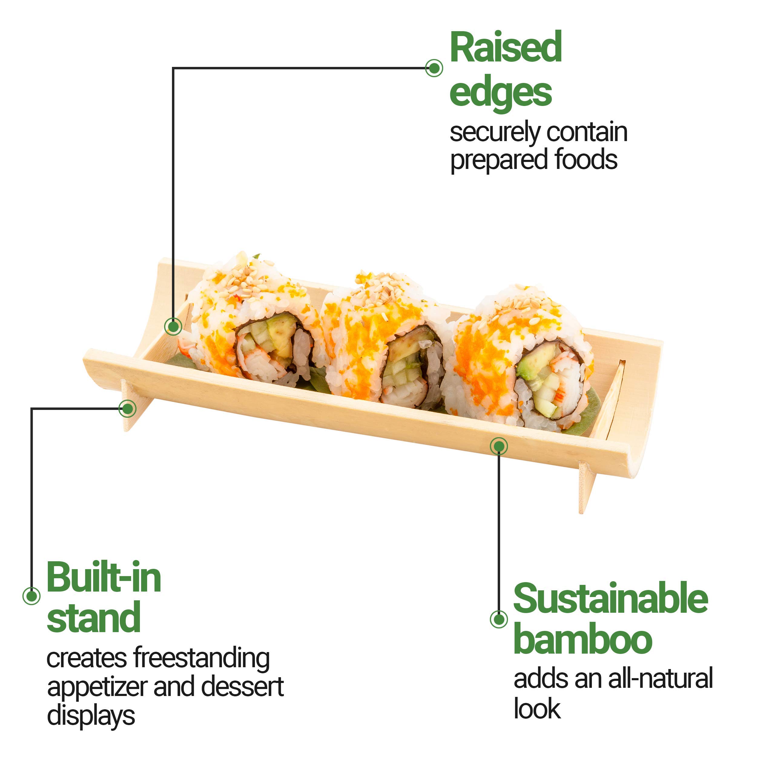 Restaurantware Bamboo Canoe Large 100 count box