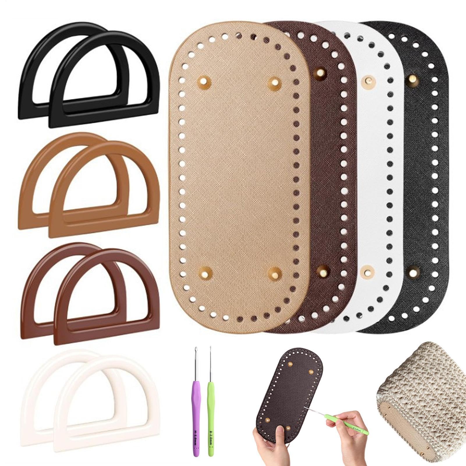 Kit de crochetage pour sac avec poignées en D, parfait pour vos après-midi DIY