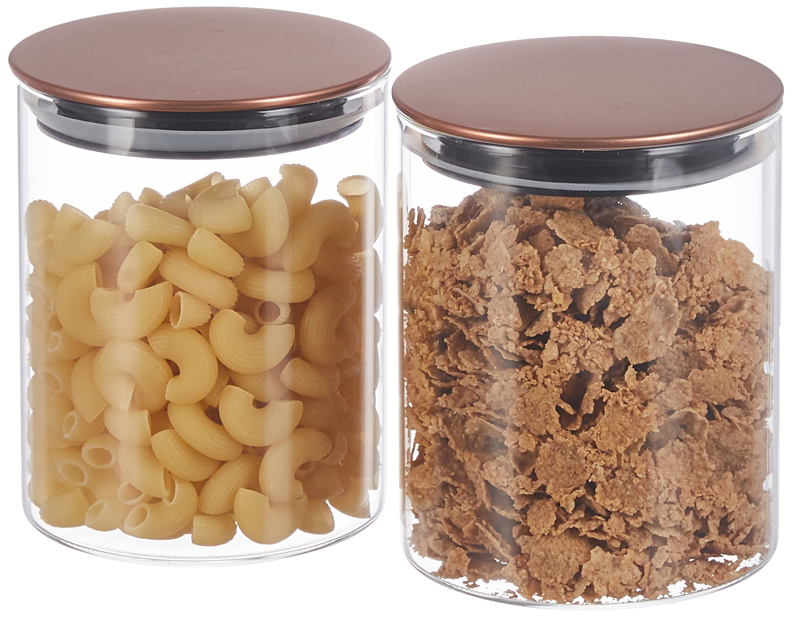 Amazon Brand - Solimo Borosilicate Glass Borosilicate Jar 700Ml,Set Of 2,Transparent (B07P8KPRSV) Amazon Price History, Amazon Price Tracker