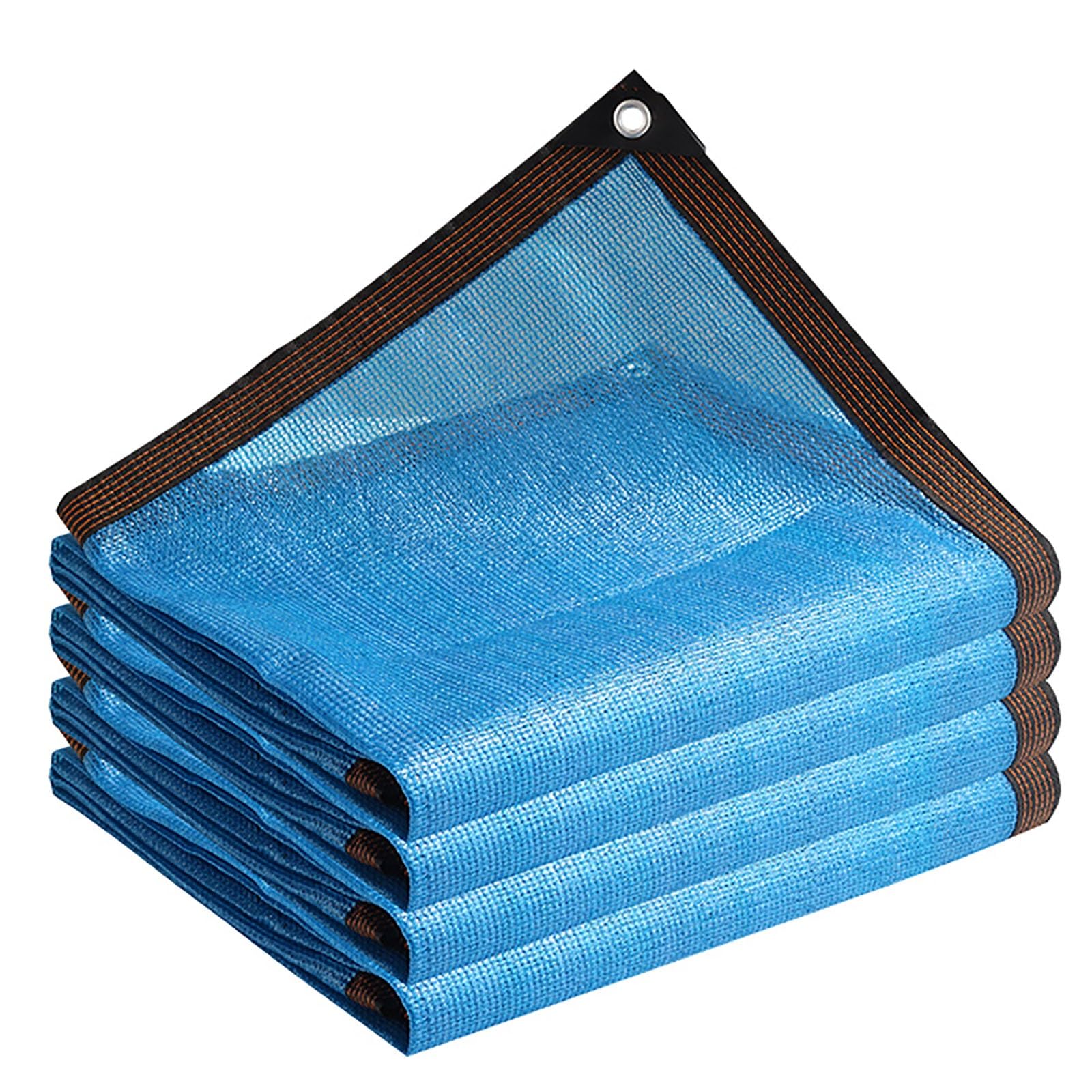 Voile d'ombrage bleu pour serre de jardin anti-UV grand format 2 x 19 m