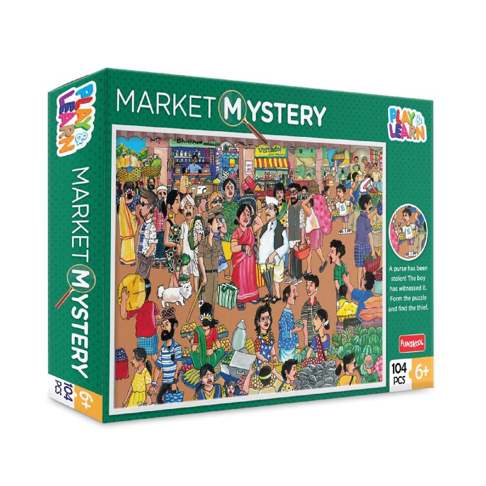 See full amazon price history chart for Funskool - Play & Learn Market Mystery,Educational,104 Pieces,Puzzle,for 6 Year Old Kids and above,Toy Funskool - Play & Learn Market Mystery,Educational,104 Pieces,Puzzle,for 6 Year Old Kids and above,Toy (B08PW4PX1X) Amazon Price History, Amazon Price Tracker