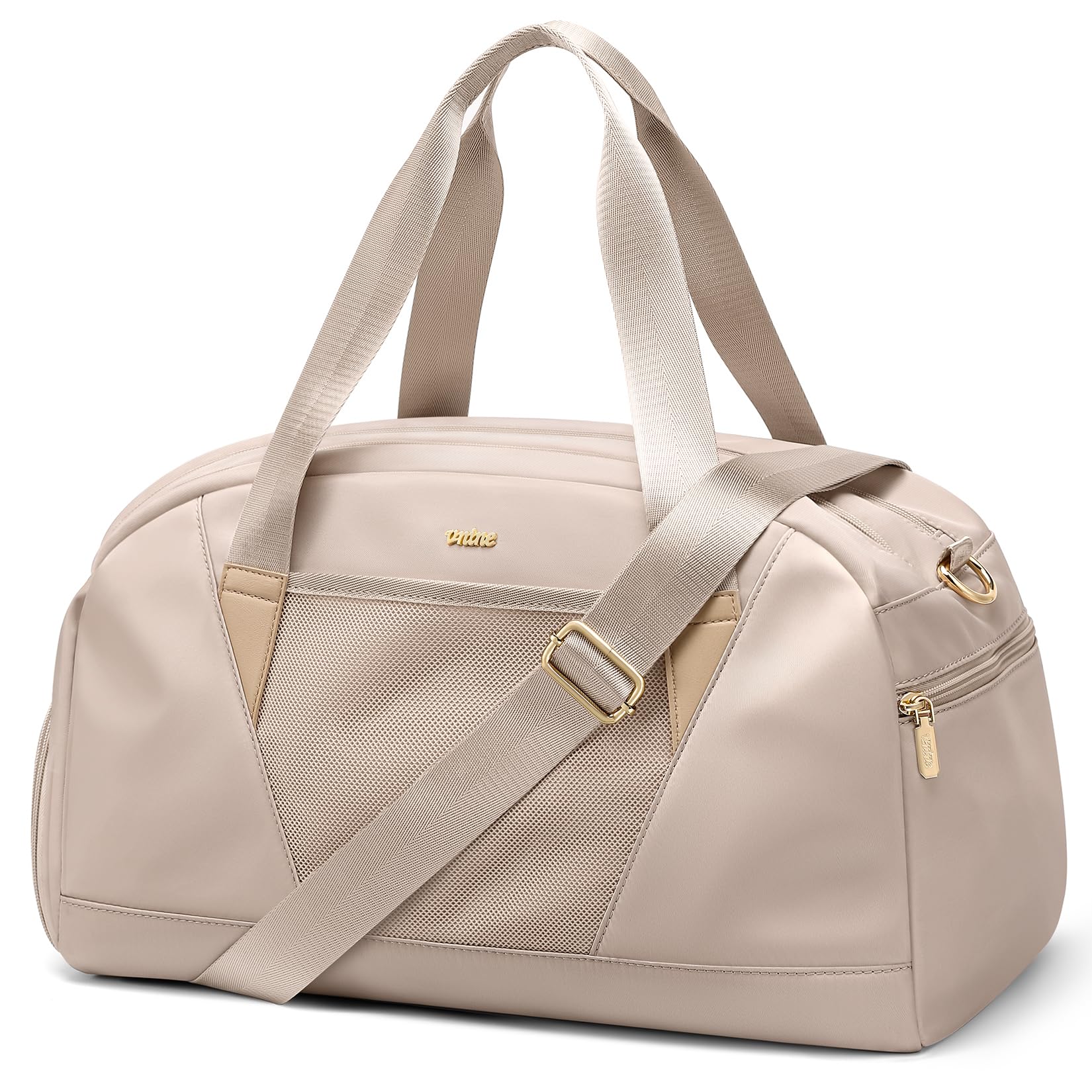 VNINE Sac de Voyage 51.8L Weekend Sac à bandoulière, Sac de Sport Séparé Sec et Humide Bag Imperméable pour Femme Homme Sport Gym Weekender Bag Fourre-Tout Sac d'Hôpital