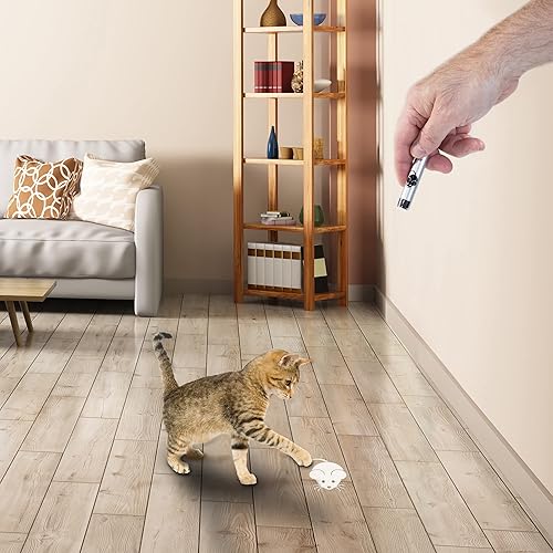 Miniatura 2 de Penn-Plax LED Pointer Cat Toy with Mouse Pattern – Safer Than Traditional Red Dot Pointers