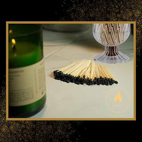 Miniatura 6 de Incluye fósforos!  Campana de vidrio para fósforos en forma de hélice  Frasco decorativo en espiral portafósforos para exhibición de juego de velas