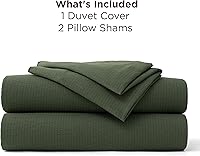 Vista 52 de Bedsure - Juego de ropa de cama de 3 piezas, prelavado, extrasuave, con 1 funda de edredón de 104 x 90 pulgadas con cremallera y 2 fundas