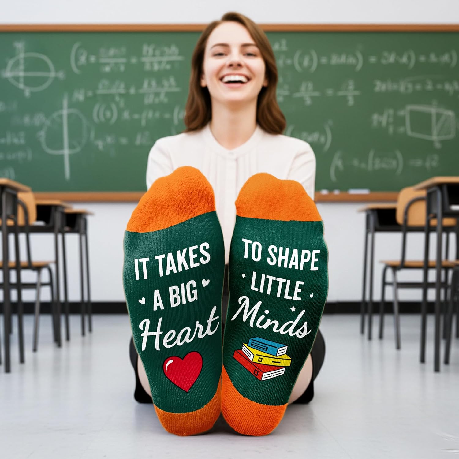 Teacher Socks for Women - Funny Christmas Teacher Gifts, Ideal Gifts for Christmas and Holidays, Unique Bulk Gift for Teachers Men & Women, Comfortable and Stylish, Ideal for Appreciating Educators - Image 7
