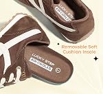 LUCKY STEP Fashion Sneakers pour femmes - Chaussures de course rétro décontractées - Chaussures de marche non glissantes légères tendance confortable