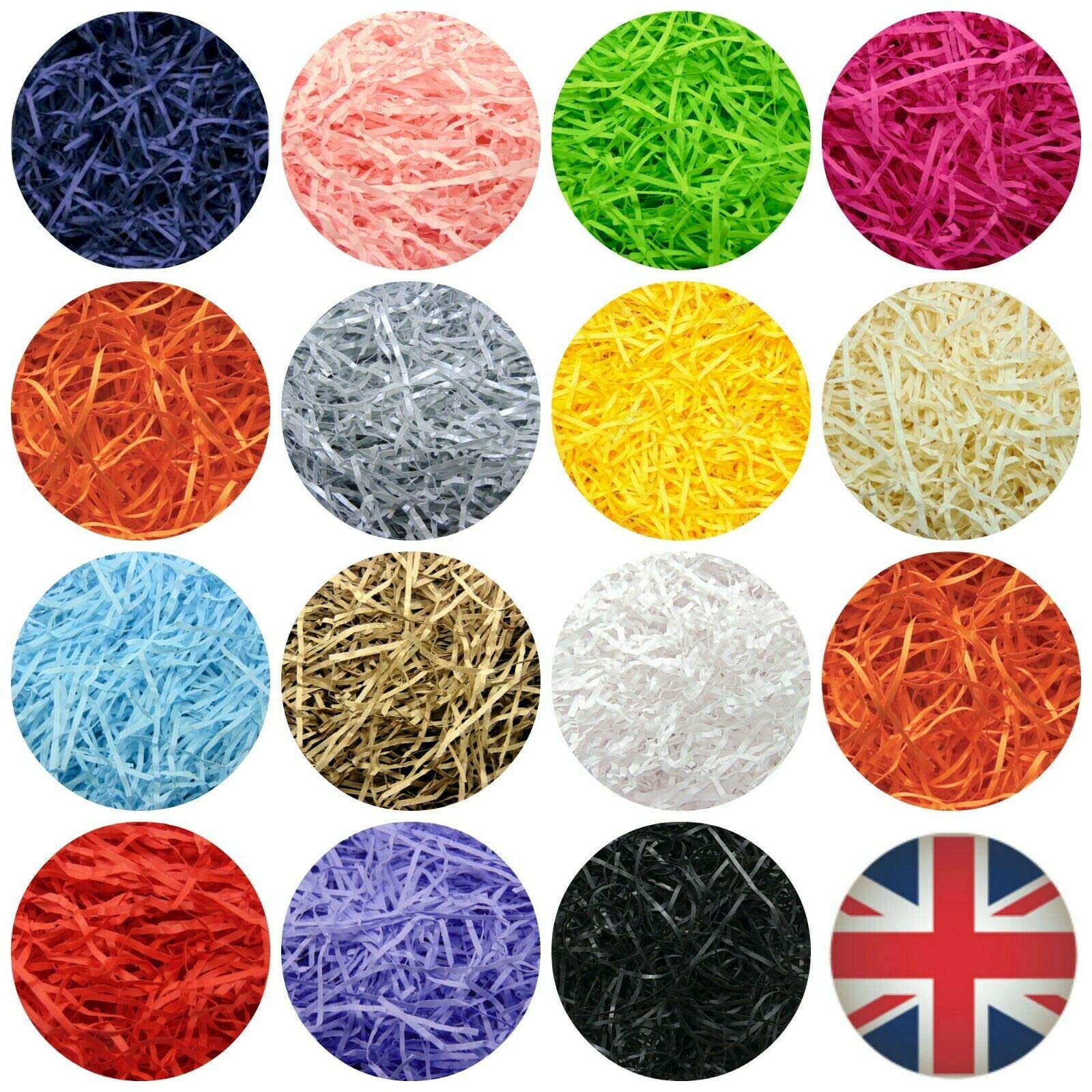HoitoDeals 20g Shredded Tissue Craft Paper For Christmas Hamper Filler Gift Packaging Item