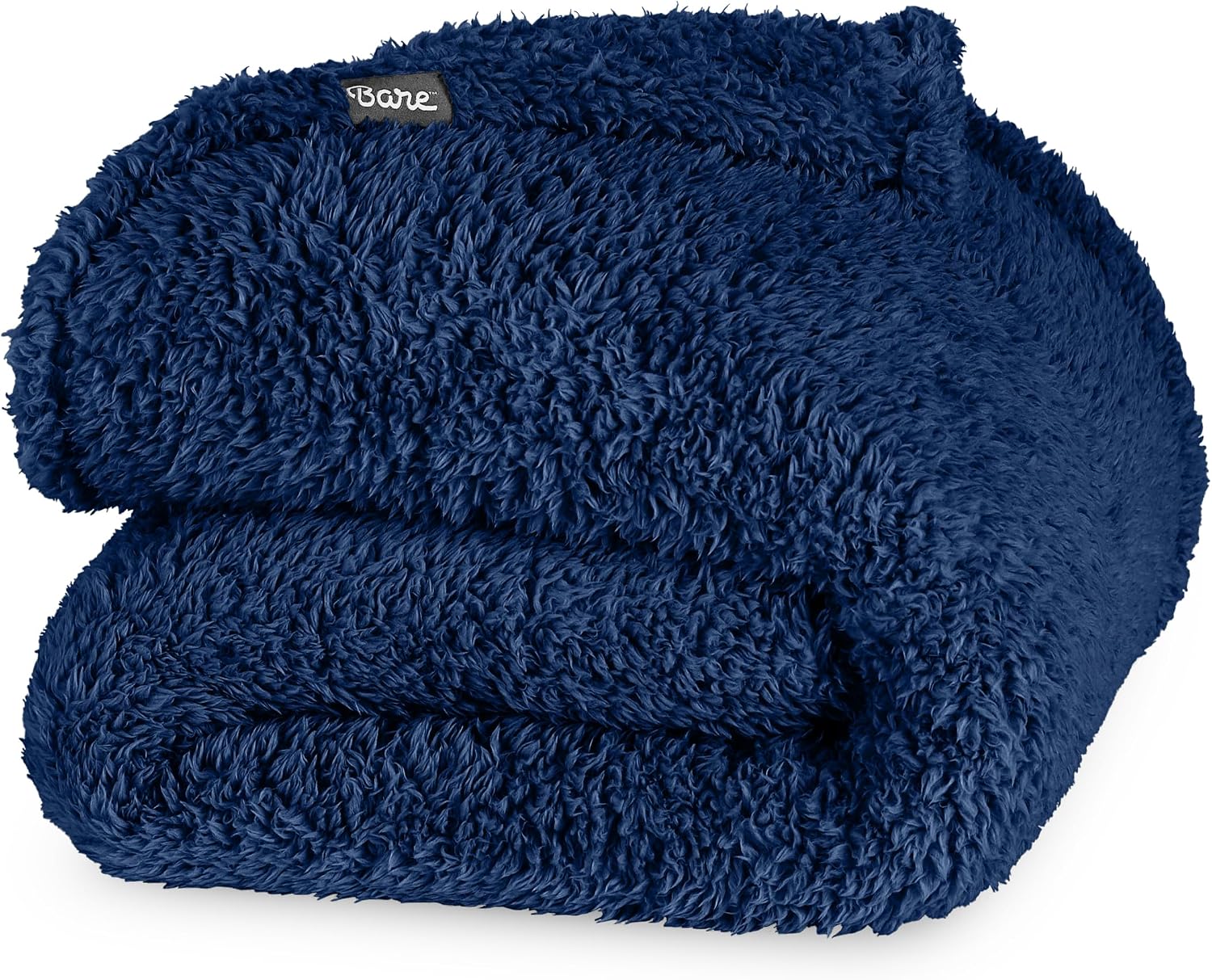 Bare Home Faux Shearling Blanket - Full/Queen Size - Blanket for Bed, Sofa, Couch, Camping, Travel, and Gifts - Warm & Lightweight - Fluffy & Soft (Full/Queen, Tipped Oyster)