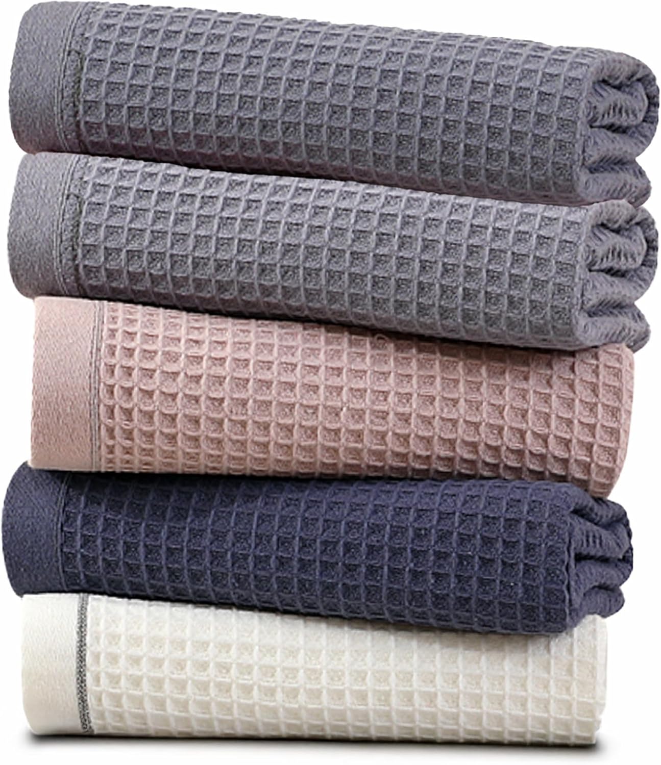 ZASHOP Kitchen Towels & Dishcloths Set: Absorbent Kitchen Towels for $12.99 at A