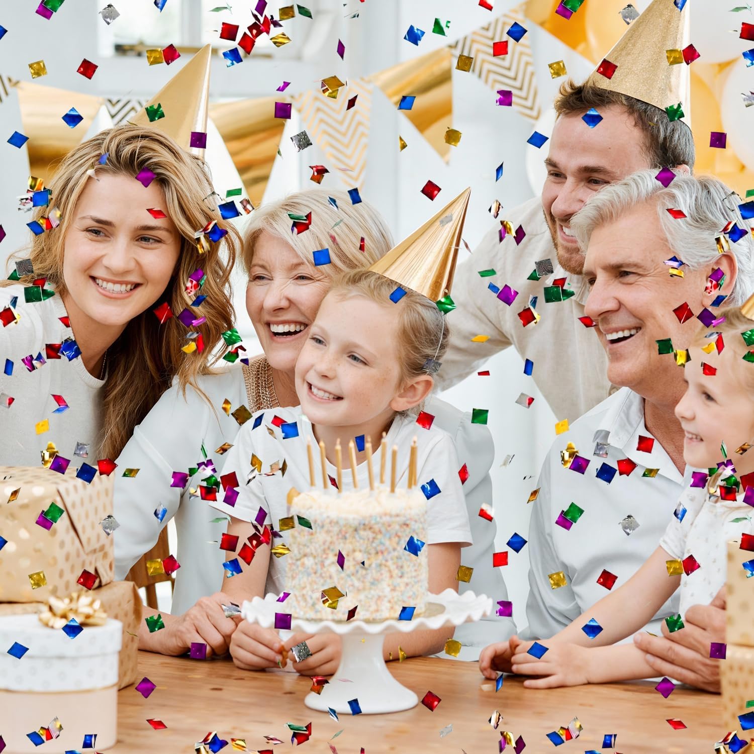 Small Confetti Cannon 24 Pack Mini Confetti Poppers Multicolor Party Poppers Confetti Small Party Confetti for Kids Ideal for Weddings Birthdays Graduations Baby Shower Christmas New Years