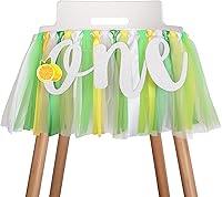 Vista 7 de Cartel decorativo de cactus para silla de bebé, cartel de primer cumpleaños, guirnalda de tela para silla de bebé, suministros de fiesta, amarillo