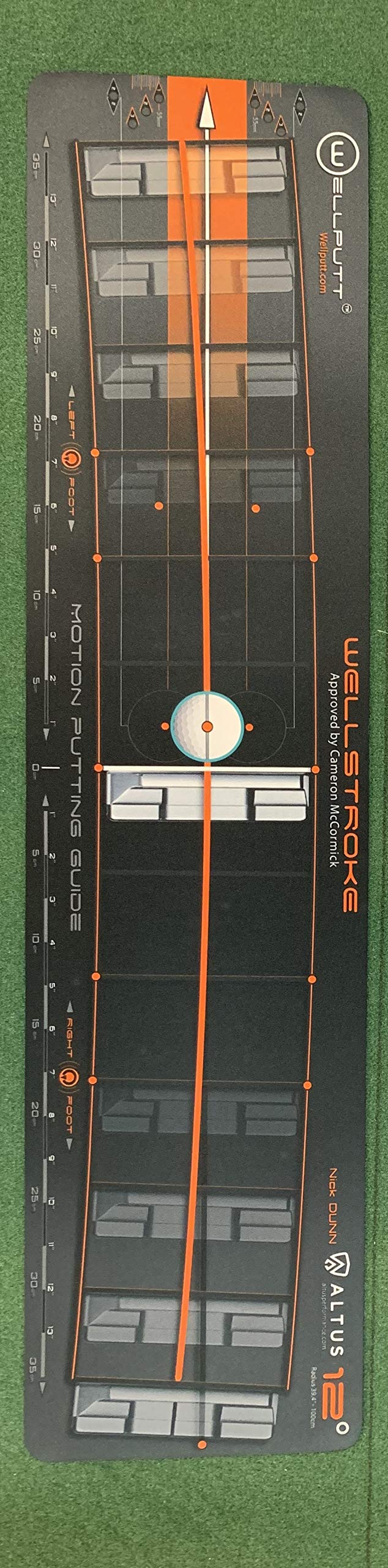 WellPutt Golf Wellstroke 12 Putting Training Aid