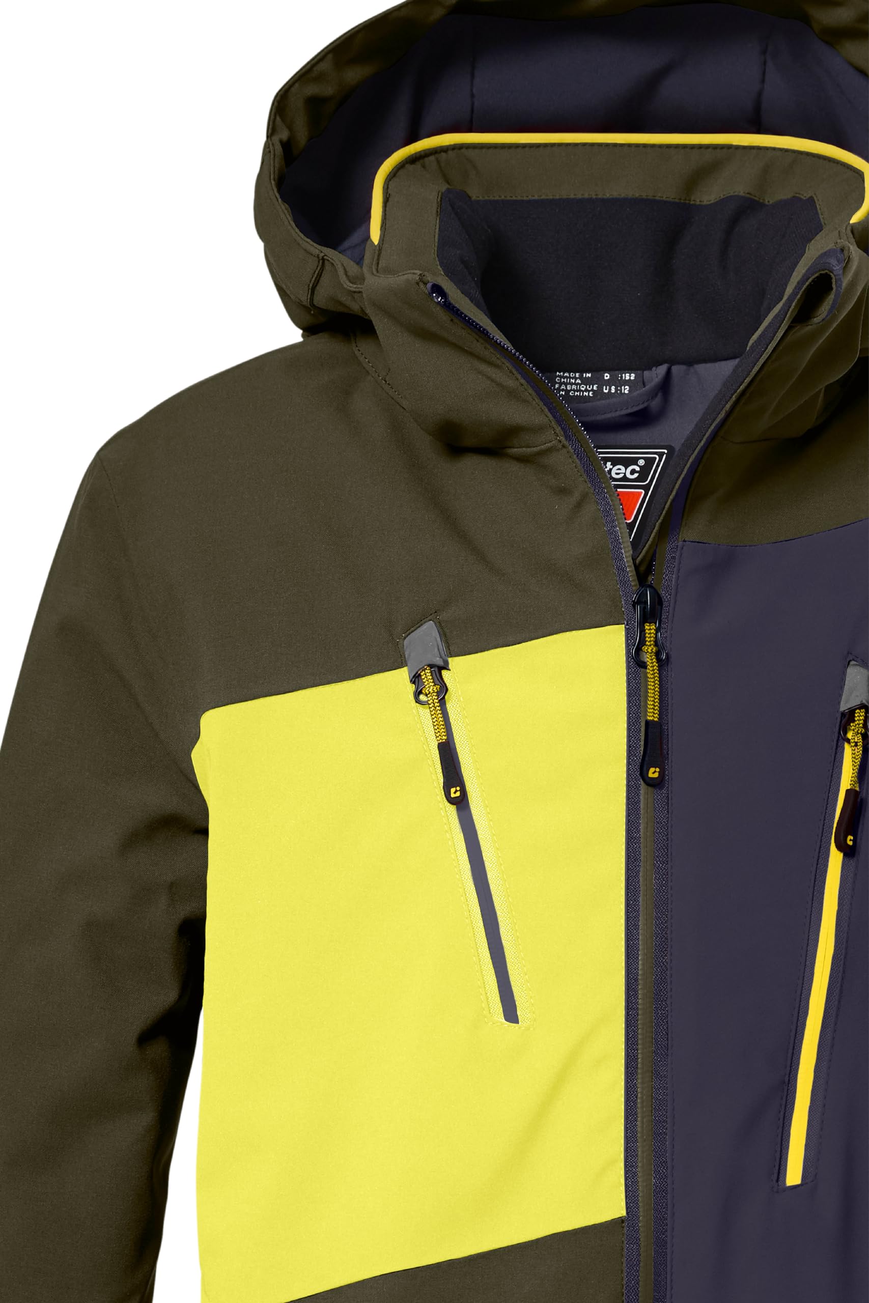 Killtec Jungen Ksw 174 Bys Ski Jckt Skijacke/Funktionsjacke mit abnehmbarer Kapuze und Schneefang, wasserdicht