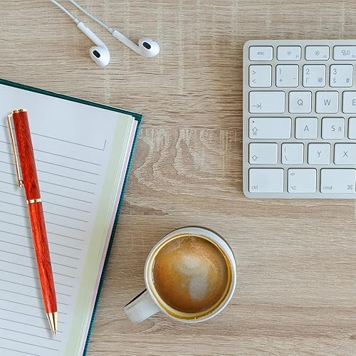 Miniatura 4 de Lanier Pens Bolígrafo delgado de madera hermosa económica - Rosewood