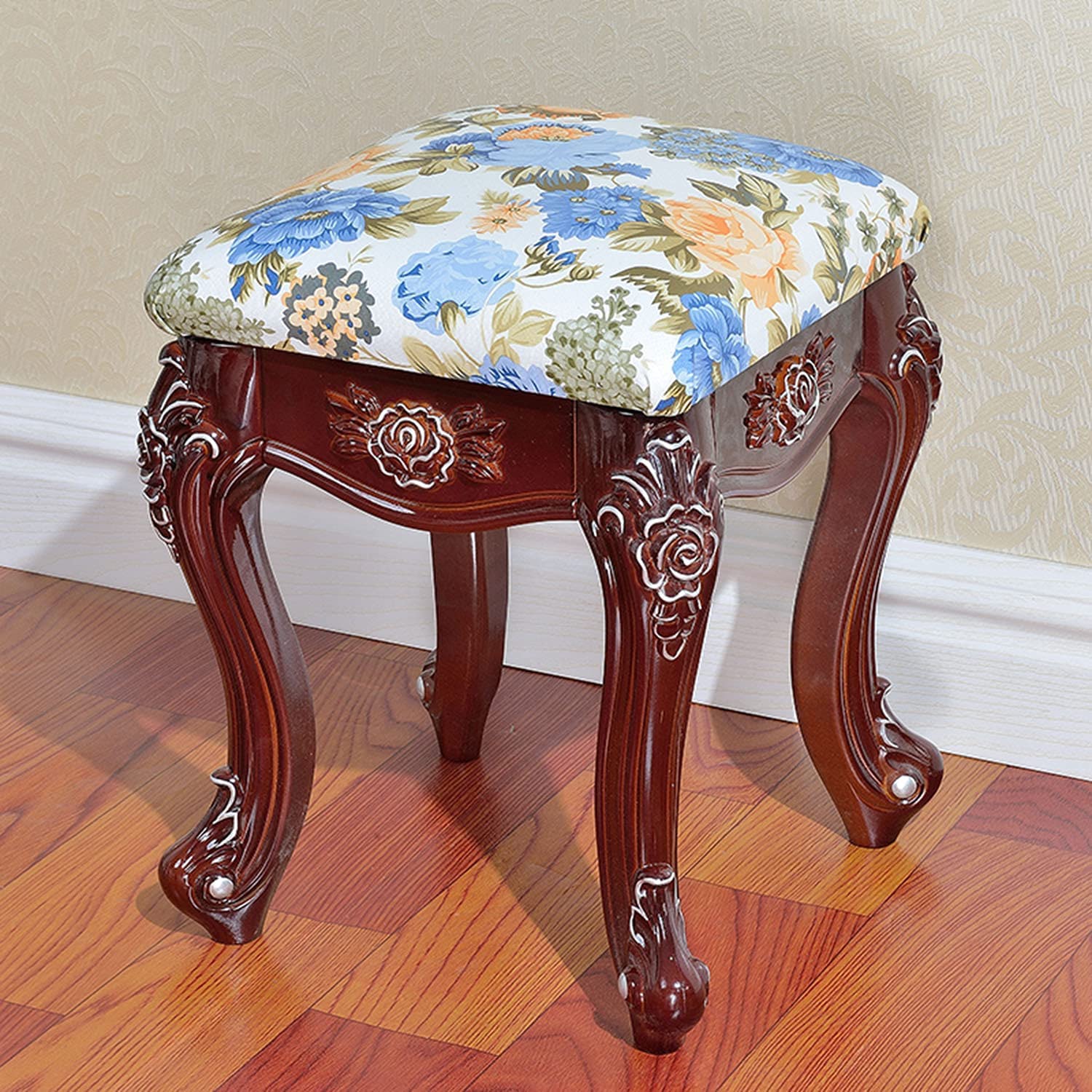 Silla de maquillaje para dormitorio vintage con patas de acero ABS estables