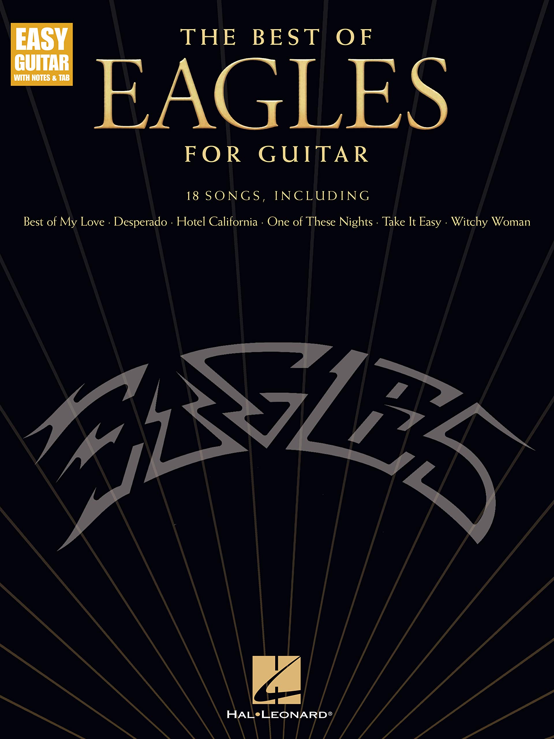 Notes et tablatures Eagles guitare en version facile pour une lecture claire