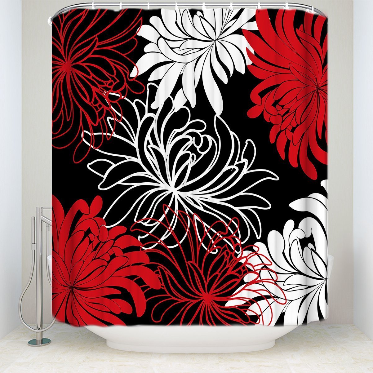 Custom Printed Shower Curtains Curtains & Drapes 2023