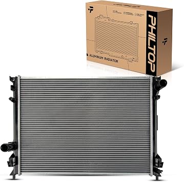 PHILTOP CU13157 Radiator Compatible with 2009-2023 300 2009-2023 Challenger 2009-2017 Charger 2022-2023 Charger w/Standard Duty Cooling Automotive Replacement Engine Radiator