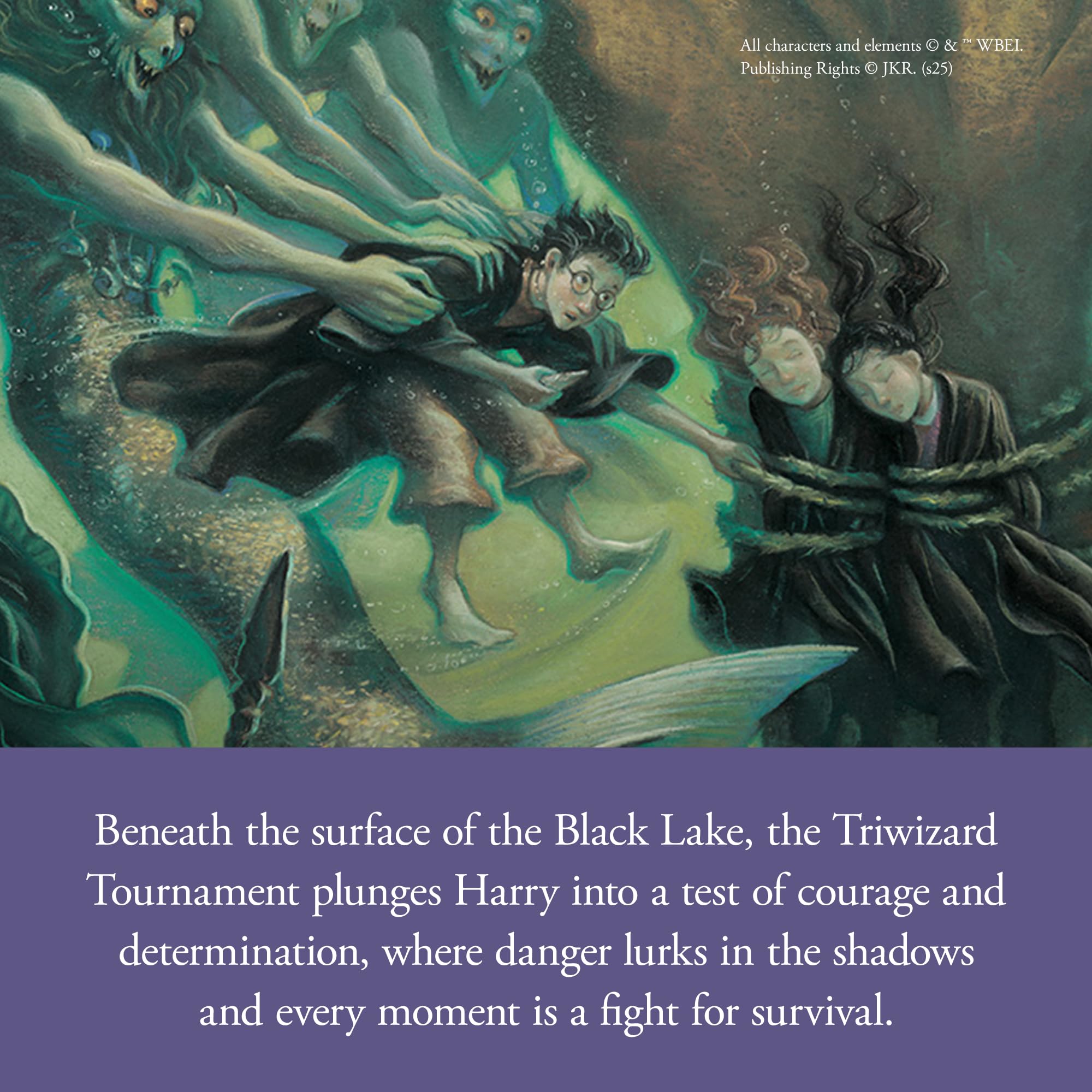 The Royal Mint, Harry Potter Black Lake 2024 UK 50p Brilliant Uncirculated Coin - Image 2