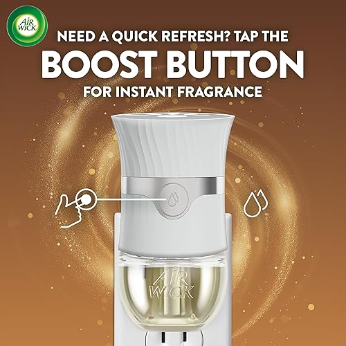 Miniatura 10 de Air Wick - Aceite perfumado enchufable - 5 repuestos - Azúcar moreno y vainilla, aroma de otoño, spray de otoño - 0.67 onzas líquidas (paquete de
