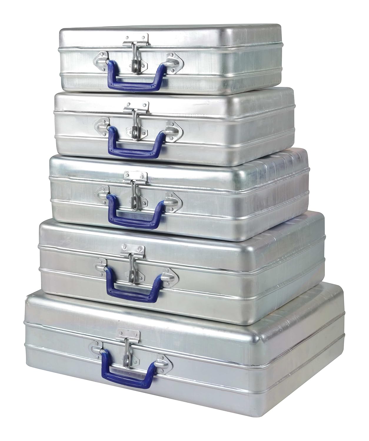 JAYCO Aluminum Storage Trunks/School Bags/Storage Boxes Set (12"13"14