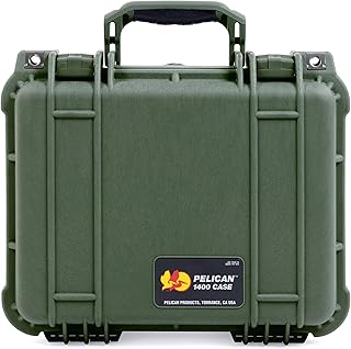 Pelican Protector 1400 Case by ColorCase - OD Green - Medium Size Waterproof Case (Case Only) - OD Green Handles & Latches