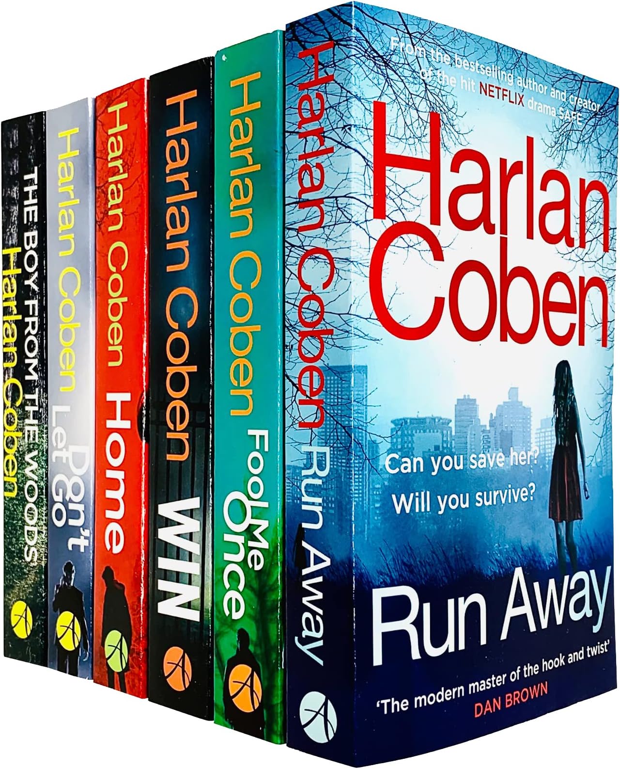 Harlan Coben Collection 6 Books Set (Don't Let Go, Fool Me Once, Home, Run Away, The Boy from the Woods, Win)