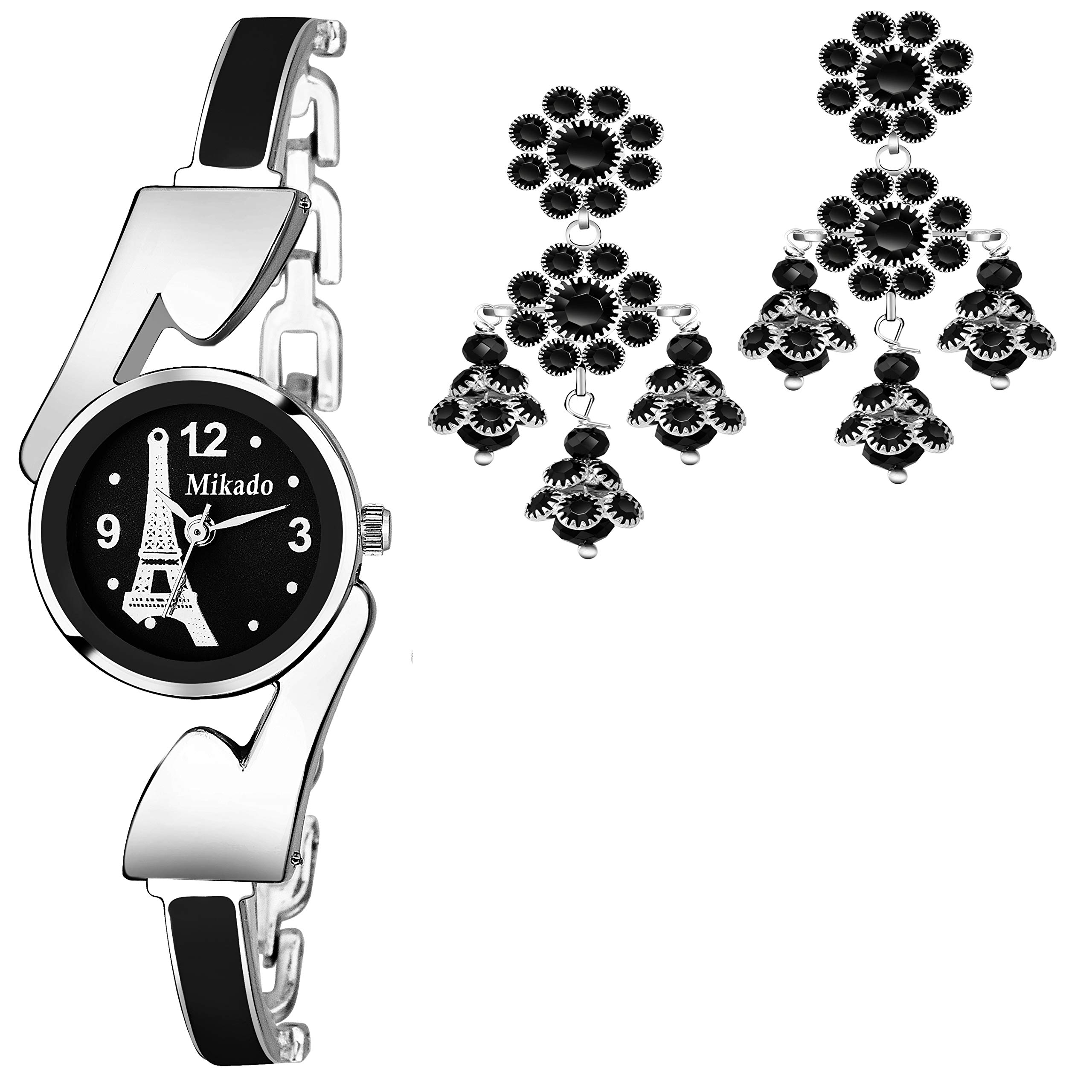 Mikado Analog Watch and Ear Rings Combo for Girls & Women (B08GQ38SBX) Amazon Price History, Amazon Price Tracker