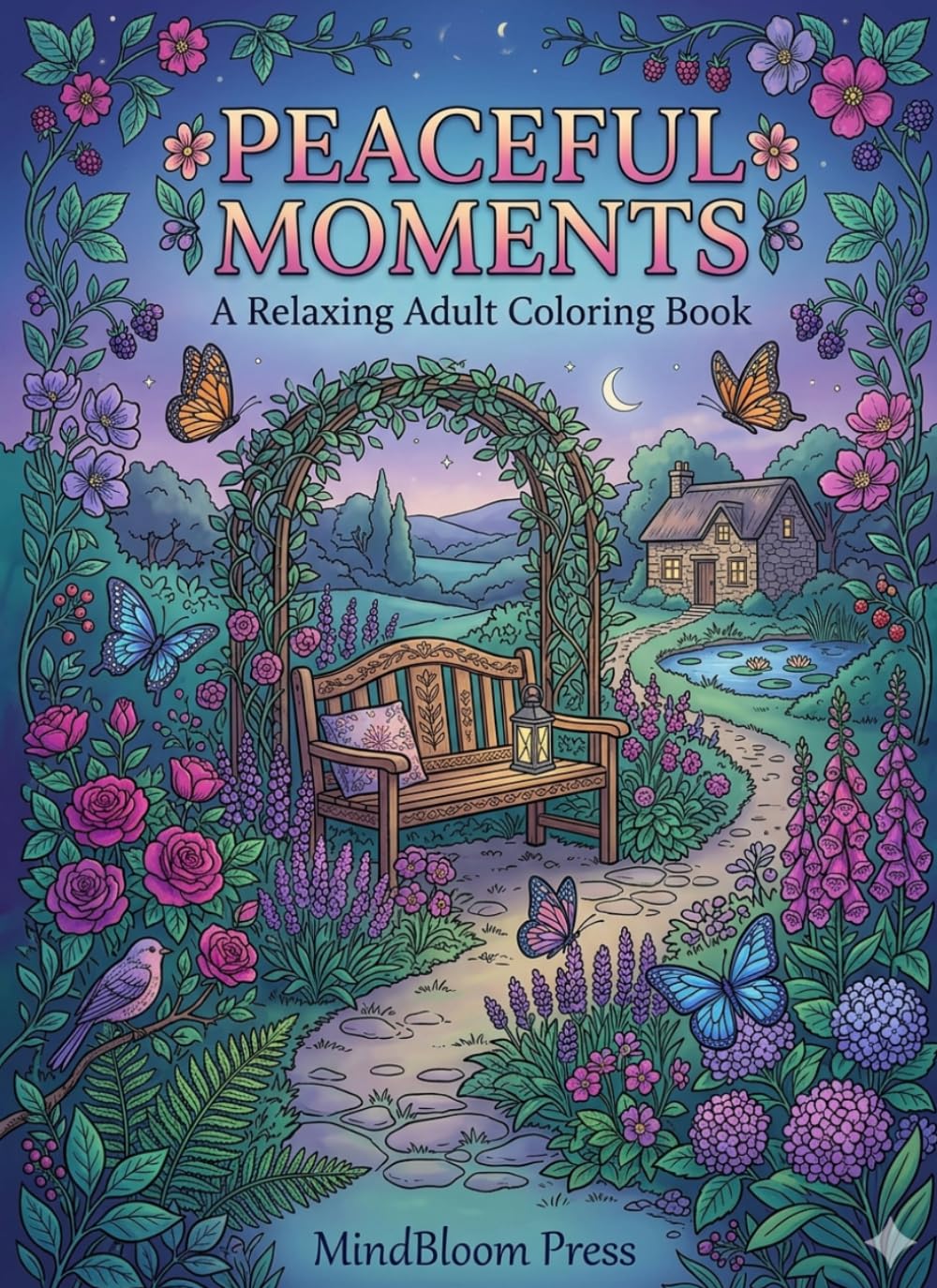 Peaceful Moments – A Relaxing Adult Coloring Book