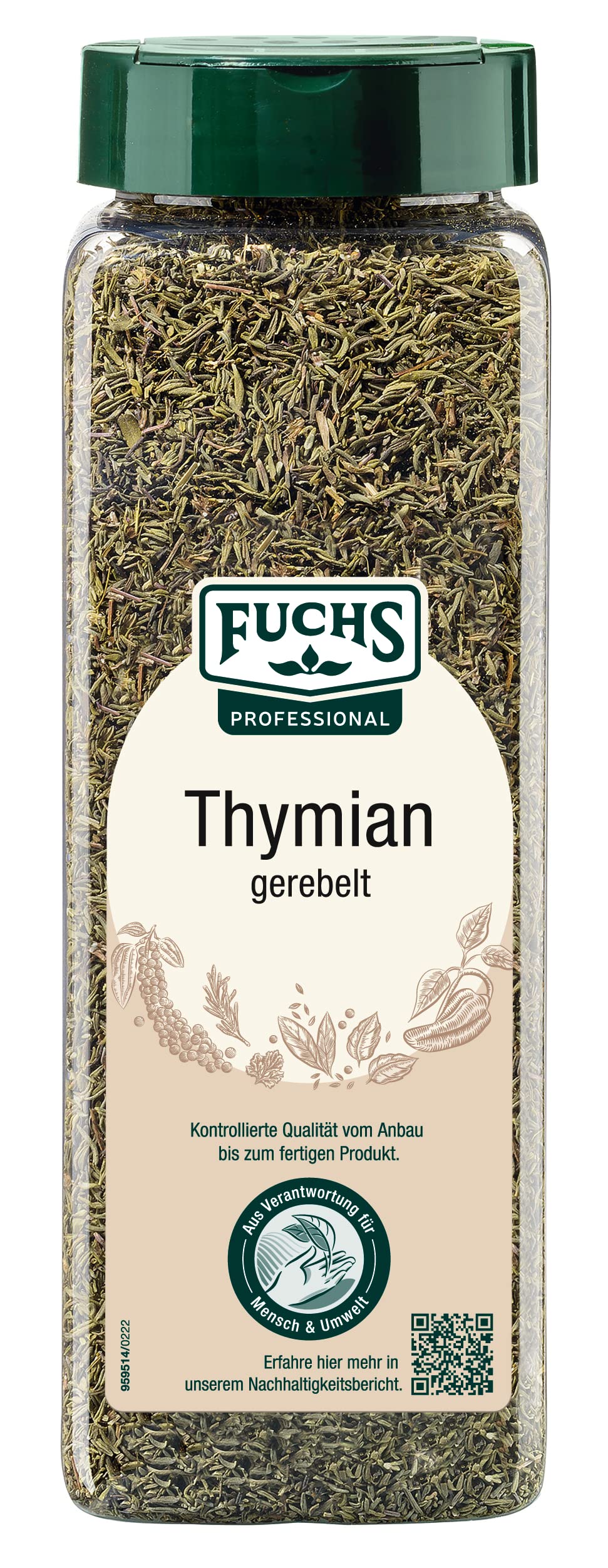 Fuchs Professional - Thymian gerebelt | 175 g in der Streudose